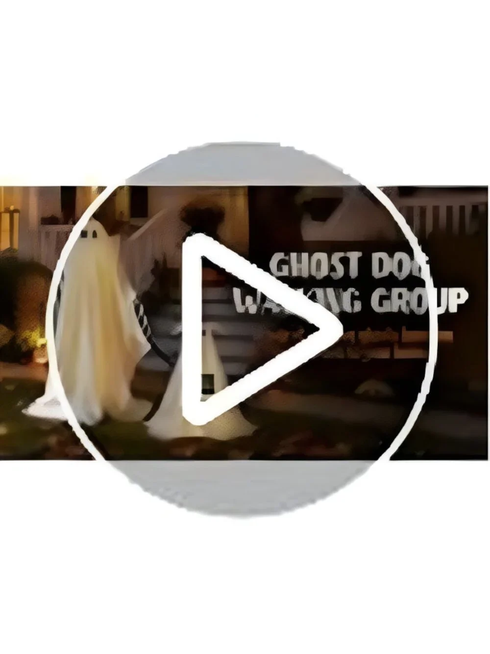 2 Pack Spooky Ghost Dog Halloween Decor Indoor for Party Decorations
